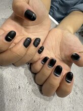 モツヲネイル(motsu.O! NAIL)/マット×マグネットニュアンス
