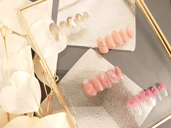 リュエル(RUELLE)/オフィスネイル 大人上品アート