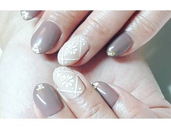 ネイルアンドまつげエクステ専門サロン スリー(THREE)/ぷくぷくデザイン