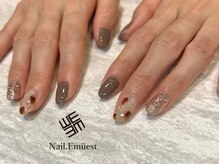 ネイル エミュスト(Nail Emuest)/ニュアンス/定額アート/mai