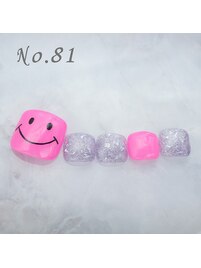 フットネイル：No.81