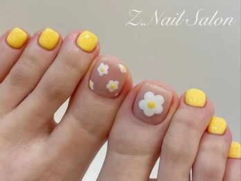 ゼットネイル(Z.Nail)/フットシンプルデザイン♪