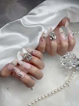 ビビ(ViVi)/千鳥柄ネイル