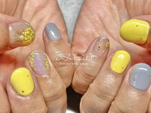エアネイル(eA NAIL)/持ち込み/ミモザ/¥11000