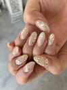 ホロフラワーネイル