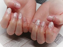 春のフラワーネイル