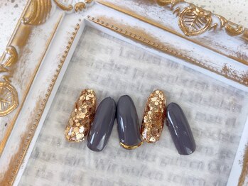 ネイルサロン&スクール ジーナ(GINA)/キラキラ秋ネイル