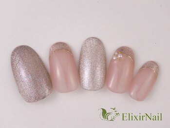 エリクサーネイル 五反田(Elixir Nail)/定額a シンプル／クーポン使用