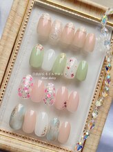 ブルーデイジー(Blue daisy) 定額 アート