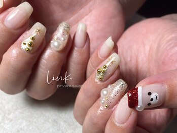 リンク(link)/クリスマスネイル