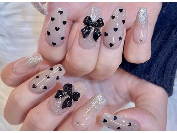 キレイエ ネイルズ(KIREIE NAILS)/ホログラム リボン ガーリー
