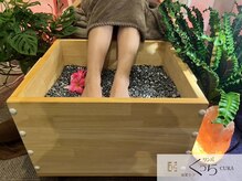 リンパくうら/当店人気足石浴♪