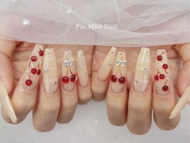 チェリー×ツイード×リボン