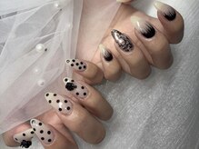 マーメイドネイル(Mermaid Nail)/ドット×レース