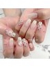 【お手軽】短期間持込デザインジェルネイル★アート2本＋ケア込¥5500