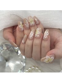 プルメリアネイル