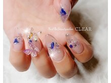 ネイルアンドビューティーサロン クリア(CLEAR)/クリアクラッシュシェルネイル
