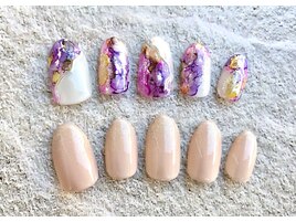 【アシメネイル】インクアート