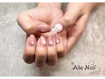 マグネット×フラッシュネイル