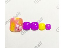 グラマーネイル(Glamor nail)/女子力UP☆フットネイル6500円！