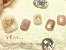 ネイルサロン フェリーチェ 東川口店(Felice)/【定額フットネイル】8500円
