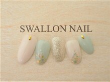 スワロンネイル(SWALLON NAIL)/新作☆3.4月定額ネイル