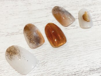 ネイルアルケー(Nail ARCHE)/秋ニュアンス