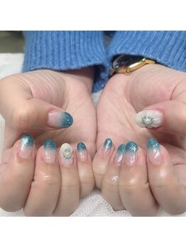 はあとねいる 河内永和店/お花ネイル