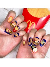 リグネイルスタジオ(Lig nail studio)/月見バーガーネイル