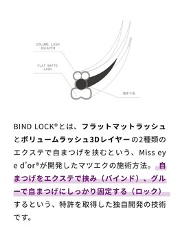 マヴィアイラッシュ バイヘッドライト 水戸駅南店(Ma Vie eyelash by HEADLIGHT)/バインドロック