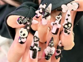 【チップ長さだしネイル】