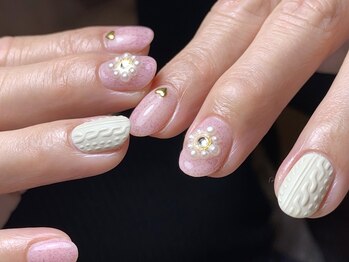 ネイルサロン プール ヴー(Nail Salon Pour Vous)/【12/03】定額ニットネイル