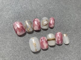天然石×アクセサリーネイル
