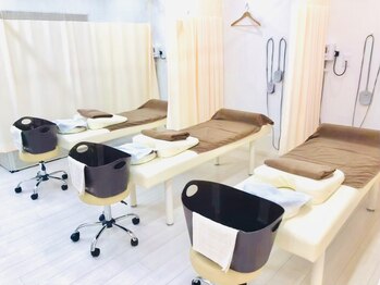 げんき堂整骨院 ゲンキプラス骨盤ラボ ときわ台駅前(GENKI Plus)/☆カーテンで仕切られ半個室☆