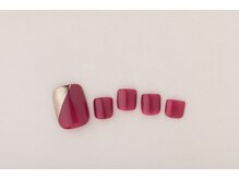 ヴァンネイル みなとみらい馬車道(VINGT NAIL)/*レッド×ゴールドミラー*