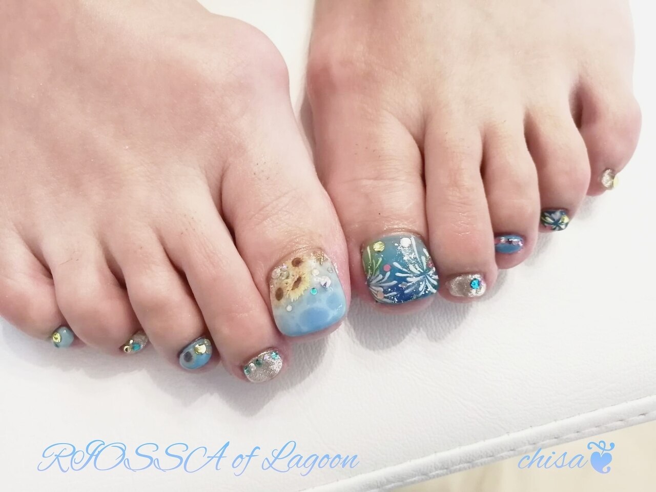 ネイルチップクリームソーダ くまさんネイル77フットペディキュア 人気