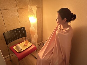 アイズ 名古屋栄店(ize)の写真/【韓国から上陸のよもぎ蒸し】温活で内側からキレイに♪冷え改善や疲れの解消、女性特有のお悩みに◎