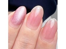 4週間経っても浮きなし！ノンストレスのネイルを♪