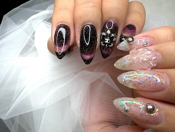 ロジェネイルバイリリィ(ROJE NAIL by Lilie)/悪魔と天使ネイル