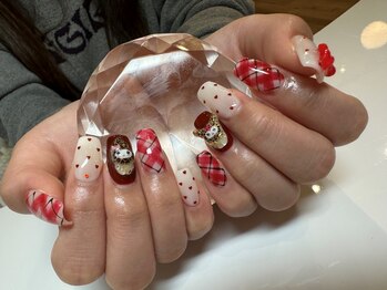 エクラン(ECRLN)の写真/当店人気No,１☆持ち込みデザインやストーンパーツ付け放題!思わず見とれてしまう指先へ♪フィルイン可能◎