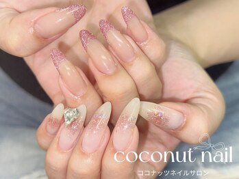 ココナッツネイル/冬ネイル