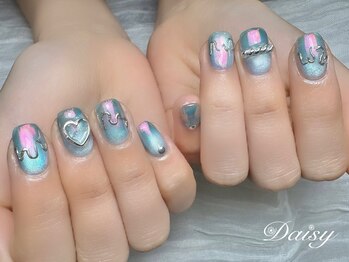 デイジー 藤沢(Daisy)/マグネット×ミラーネイル