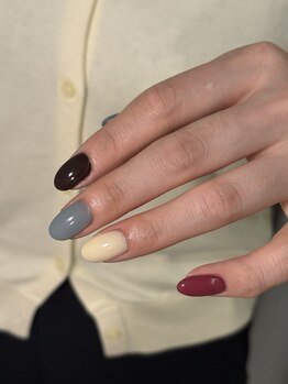 フィロンネイル 本町店(filonnail)/カラフルワンカラー