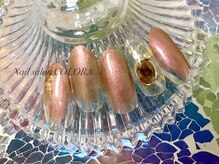 ネイルサロン カラーエイト(Nailsalon COLOR.8)/塗りかけ、上品、トレンド
