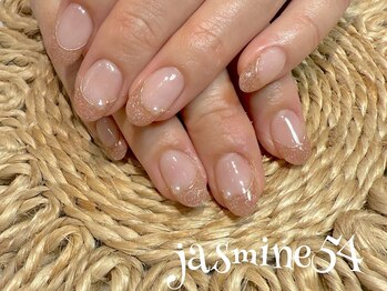 ジャスミン54(jasmine54)の写真/《派手過ぎないデザイン◎》office系デザインでひそかに輝き、ずっと眺めていたくなる指先に仕上げます！