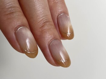 メリー 天満橋(mely)の写真/天満橋ネイルサロン◇月1出会える「個性派ニュアンスデザイン」で周りと被らないアートネイルを◎