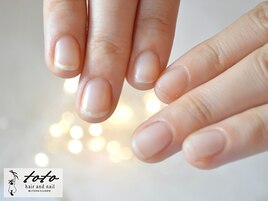 ケア付クリアマットコート仕上げ