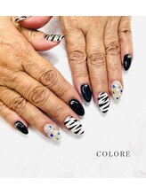 クロレ(COLORE)/お祭り仕様なゴージャスネイル♪