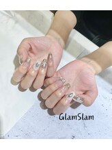 グラムスラム(GLAMSLAM)/韓国風リボンネイル