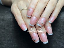 サロン エージー(salon AZ)/バイカラーフレンチ